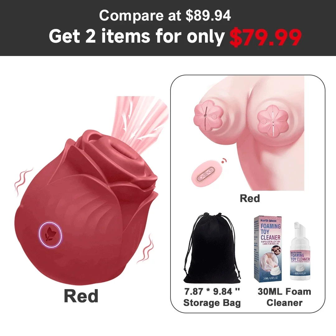 Violet Crown Rose Clitoral Sucker with 10 Sucking Modes