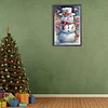 Diamond Painting-DIY Full Round Drill Snowman(60*40 CM)