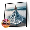 Diamond Painting-DIY Full Round Drill Beach Girl