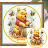 Winnie the Pooh-18CT Stamped Cross Stitch Kit(20x20cm)