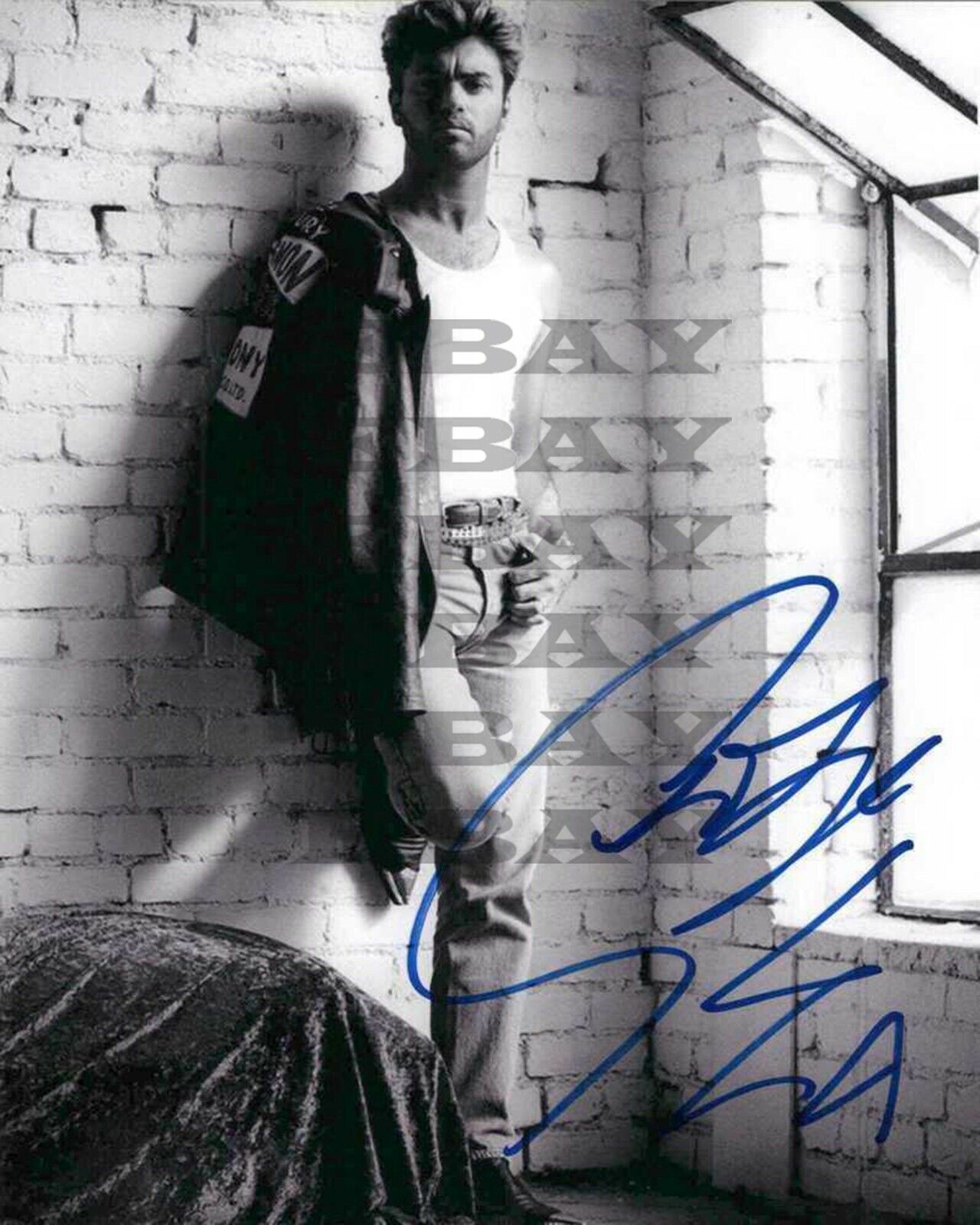 George Michael Autographed signed 8x10 Photo Poster painting Reprint