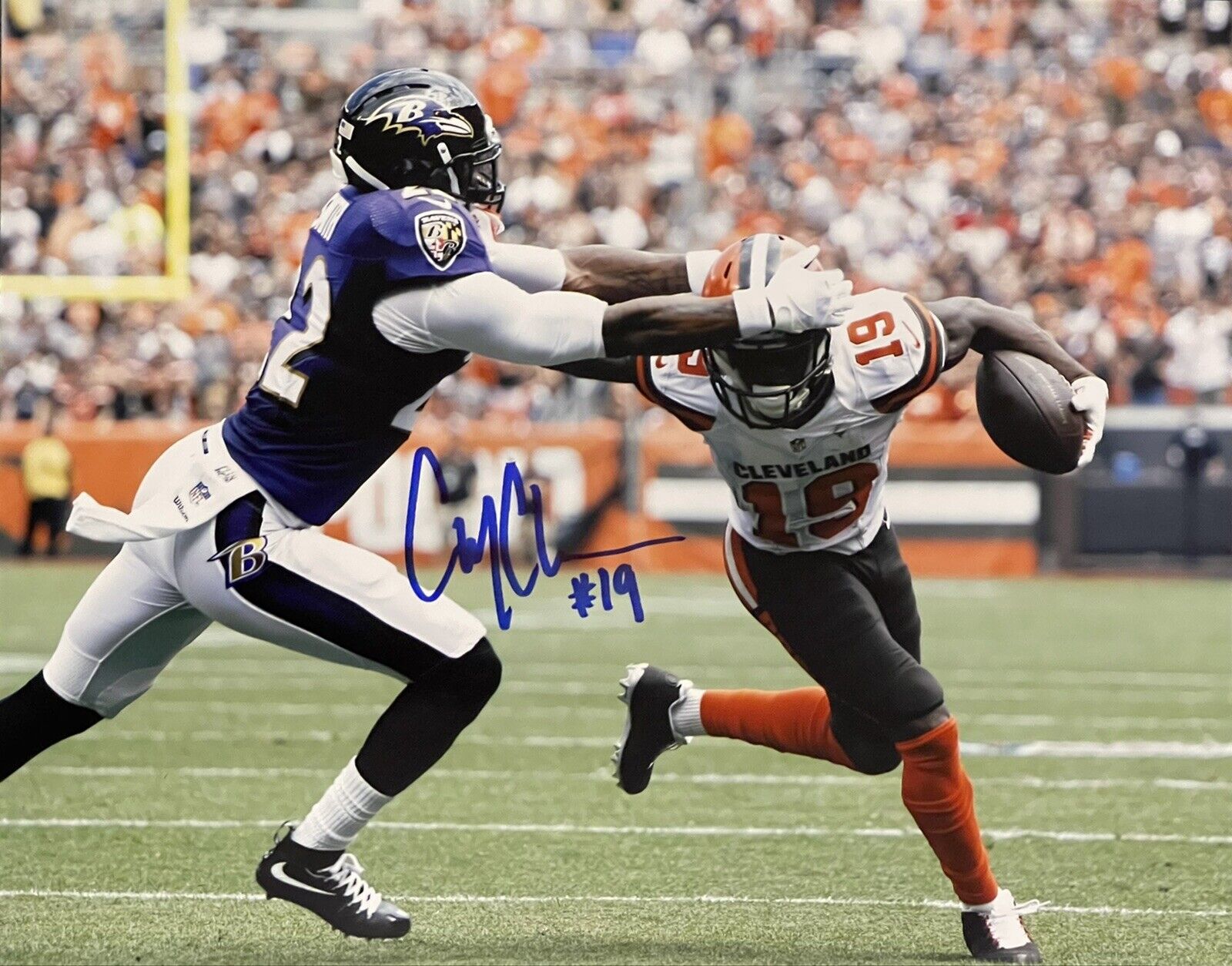 Corey Coleman Signed Autographed Cleveland Browns 8x10 Photo Poster painting Coa