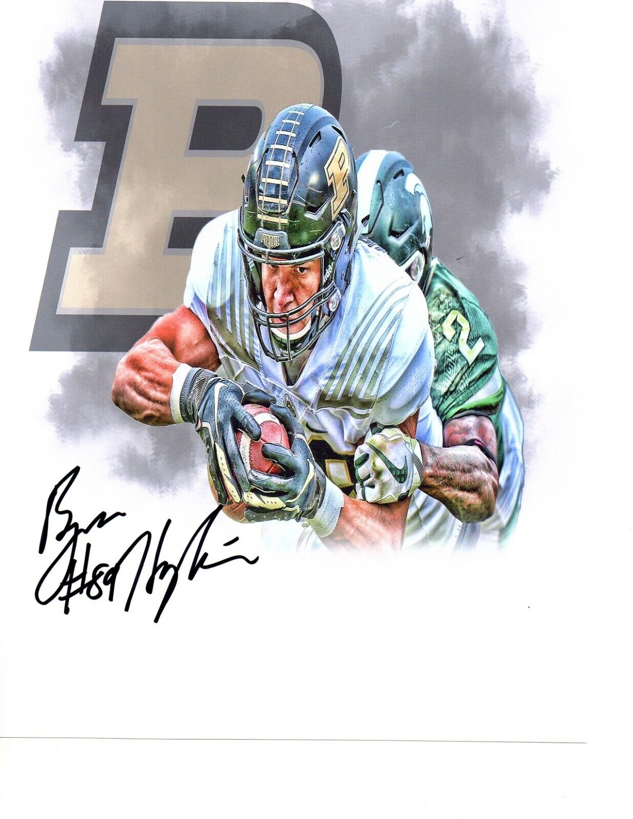 Brycen Hopkins Purdue Boilermakers signed autographed 8x10 football Photo Poster painting P