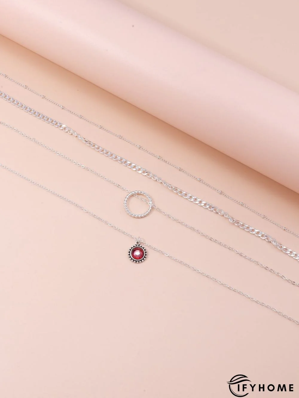 Boho Small Gem Chain Layer Necklace Resort Beach Jewelry | IFYHOME