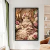 Victorian Bunny Full Stamped Cross Stitch 11CT 3-Strand 40x60cm