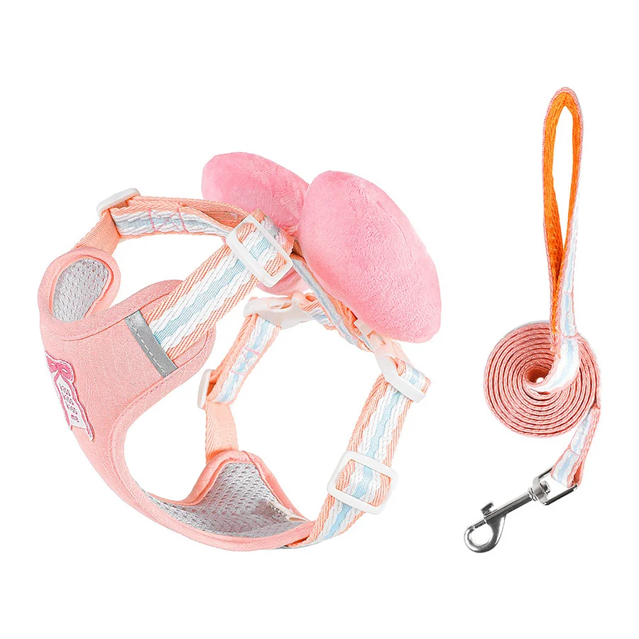 KIPETS 399 リボン付きメッシュハーネス（夏用） - 愛犬・愛猫のための