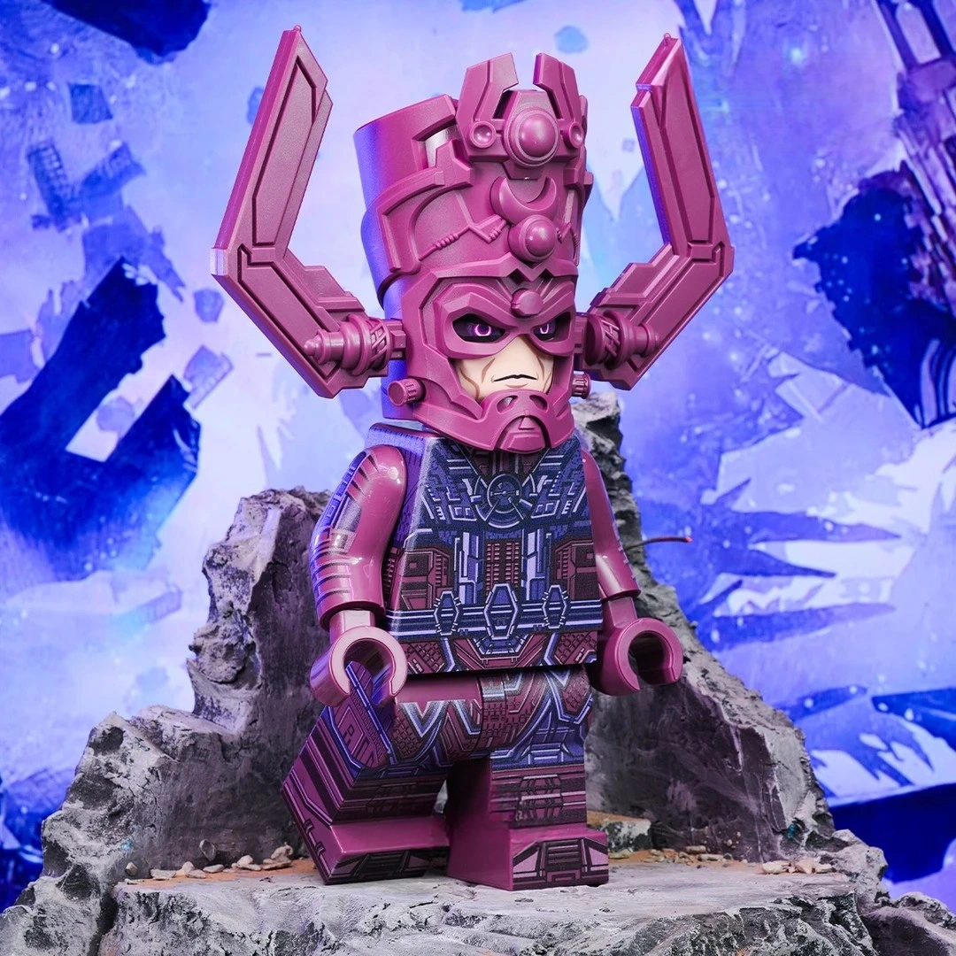 Giant Galactus Minifigure - Marvel Super Villain Building Toy, 28cm Tall, 8cm Wide