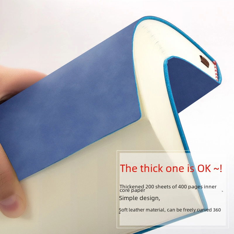 Large A4 Soft Lambskin A5 Simple Student Horizontal Line Notebook Business Thickened B5 Notepad Office Cultural Notepad