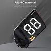 Bicycle Rear Number Light Sign Type-C Rechargeable Bicycle LED Taillights 3 Modes Road Bike Illuminated Tailplates Night Riding Safety Warning Lights