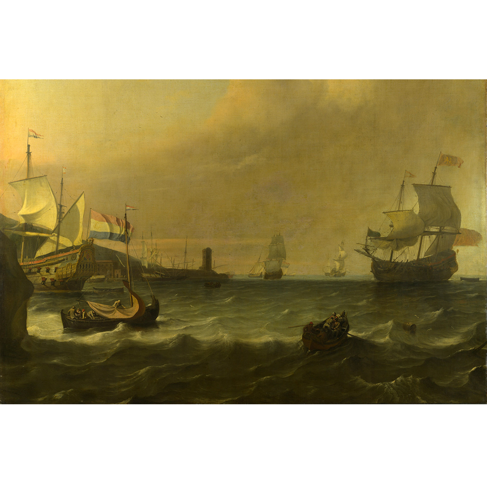

45*35CM - Round Drill Diamond Painting - Famous Painting, 501 Original
