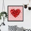 Red Heart  | Full Round Diamond Painting Kits