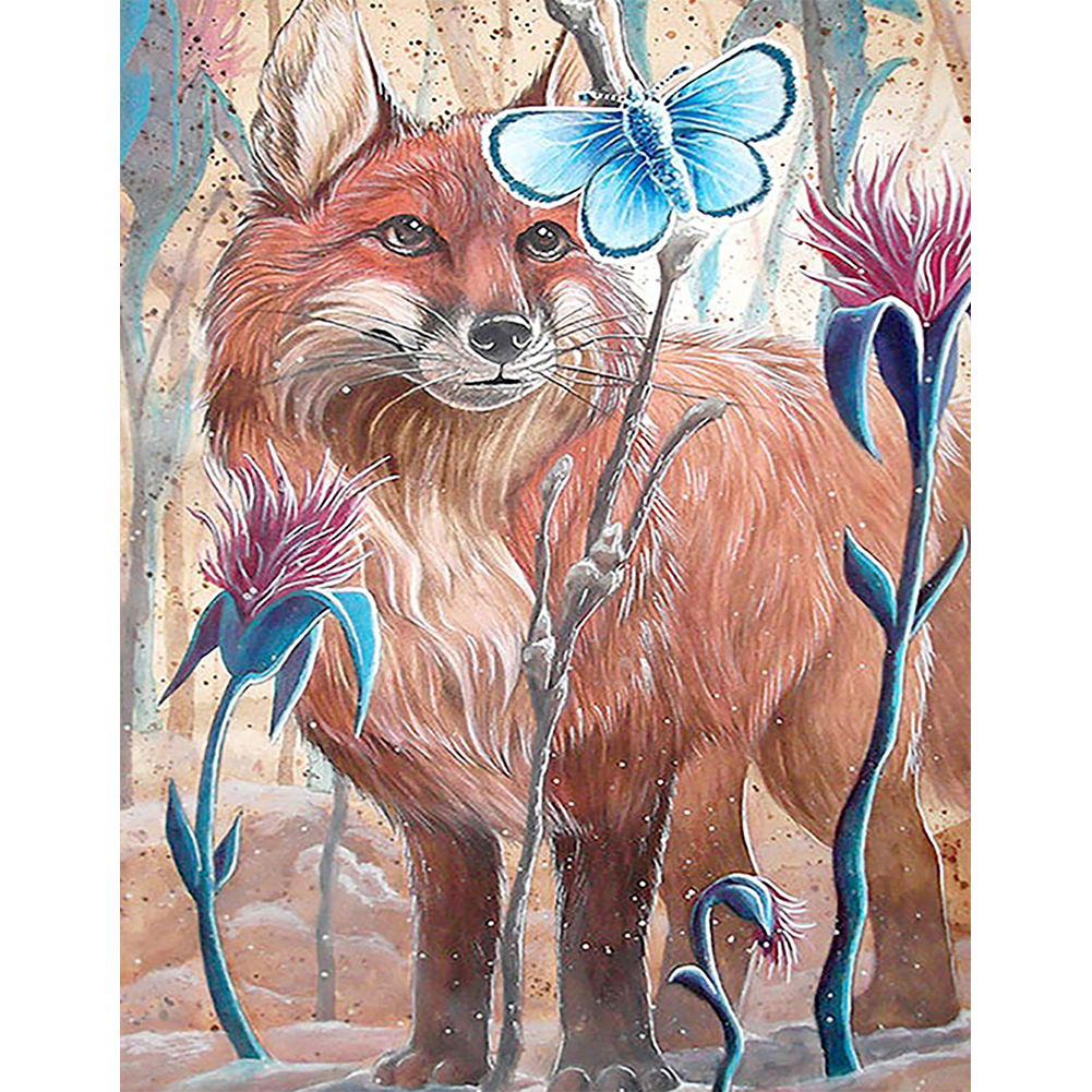 

Fox - Round Drill Diamond Painting - 40*50CM, 501 Original
