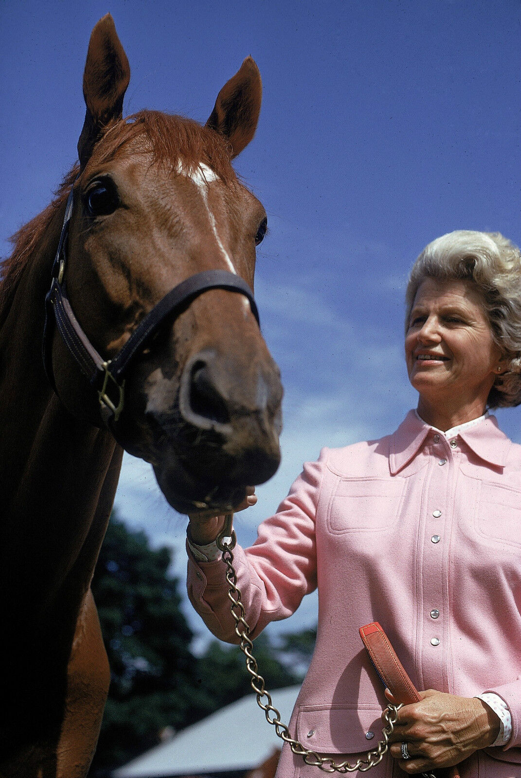 1973 Helen Penny Chenery SECRETARIAT Triple Crown Legend Horse Racing 8x10 Photo Poster painting