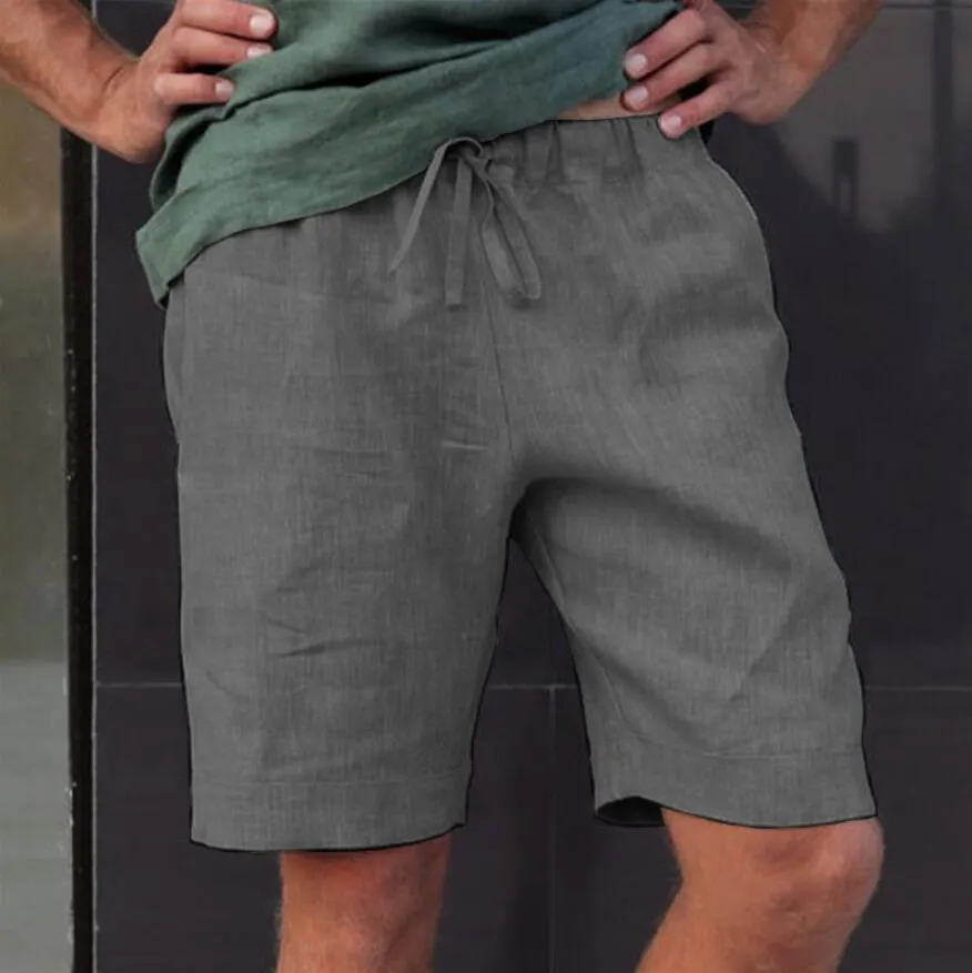Men's Linen Casual Shorts-INSPIREUSE