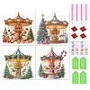 (US Local)4Pack Carousel-Crystal Rhinestone Diamond Painting(30x30cm)