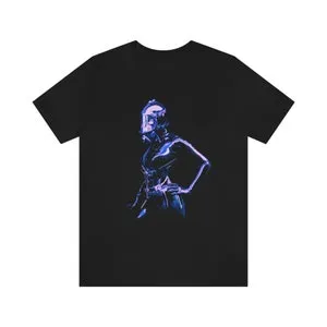 pornhint Pornhint Gas Mask Girl Kinky Fetish BDSM Unisex Jersey Short Sleeve Tee