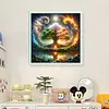 Life Tree-14CT Stamped Cross Stitch 40*40cm/15.75*15.75in tapestrymarket