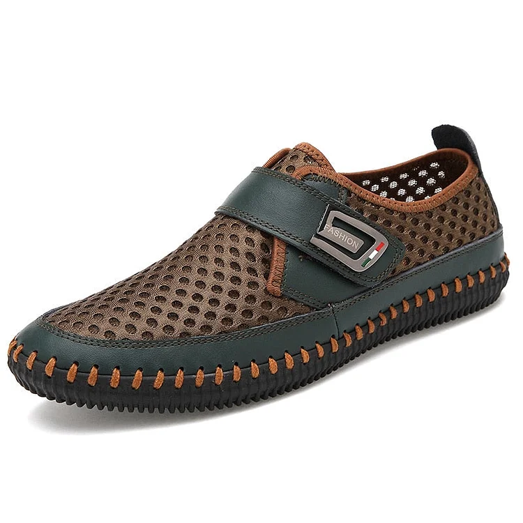 Leather Shoes Men Flats Loafers