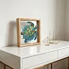 Turtle DIY Special Shape Double sided Print Clear Diamond Art Kit Wooden Framed Diamond Painting Kit(20x20cm)