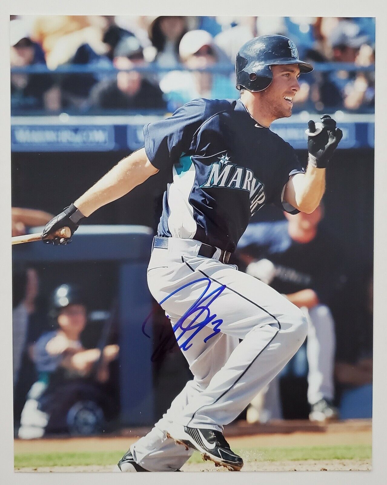 Dustin Ackley Signed 8x10 Photo Poster painting MLB Seattle Mariners Outfielder & 2nd Auto RAD