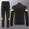 2024/2025 Germany Long Zipper Jacket Training Suit Black Football Shirt 1:1 Thailand Quality Set