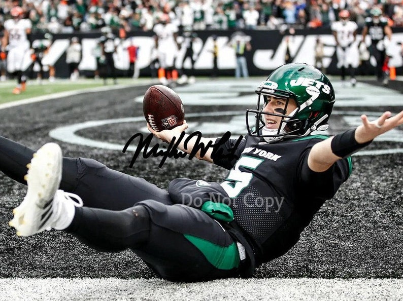 Mike White Signed Photo Poster painting 8X10 rp Autographed Picture New York Jets vs Bengals