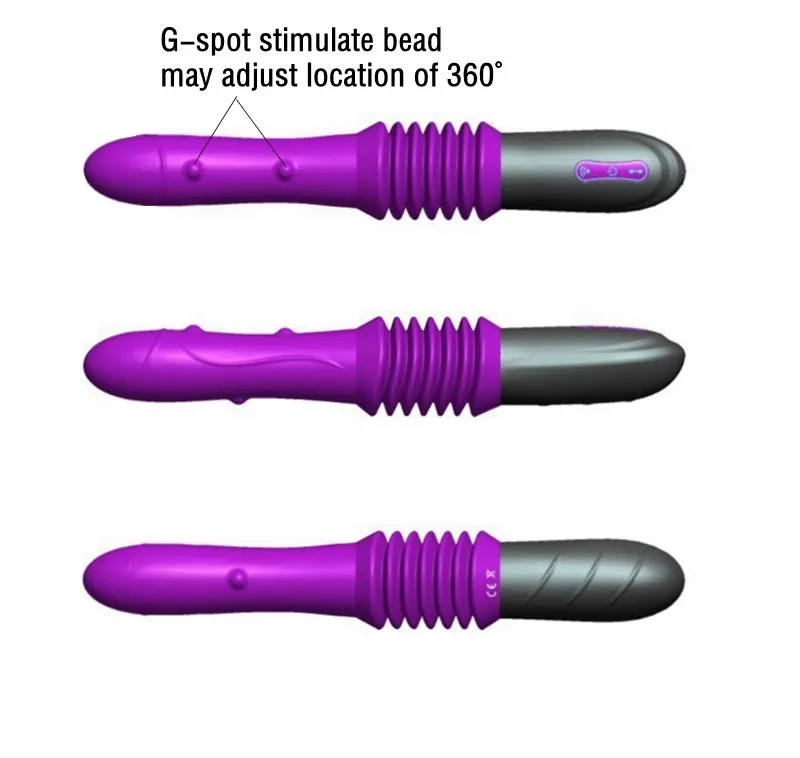 Automatic Telescopic Vibrator with G Spot Vibration Massager