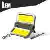 LEM outdoor camping light rechargeable long battery life solar emergency light home power outage backup lighting