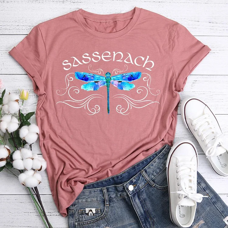 Dragonfly T-Shirt Tee -06396-Annaletters