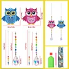 2pcs Crystal Light Catcher Diamond Painting Owl Suncatcher Hanging Kits