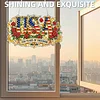 Diamond Painting Single-Sided Acrylic USA and Rose Pendant Sun Catcher for Home Garden Wall Door