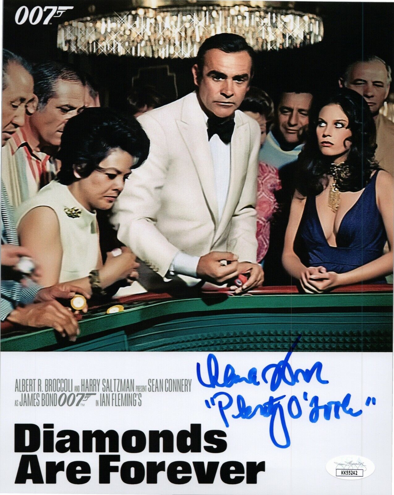 LANA WOOD Authentic Signed JAMES BOND ~Diamonds Are Forever