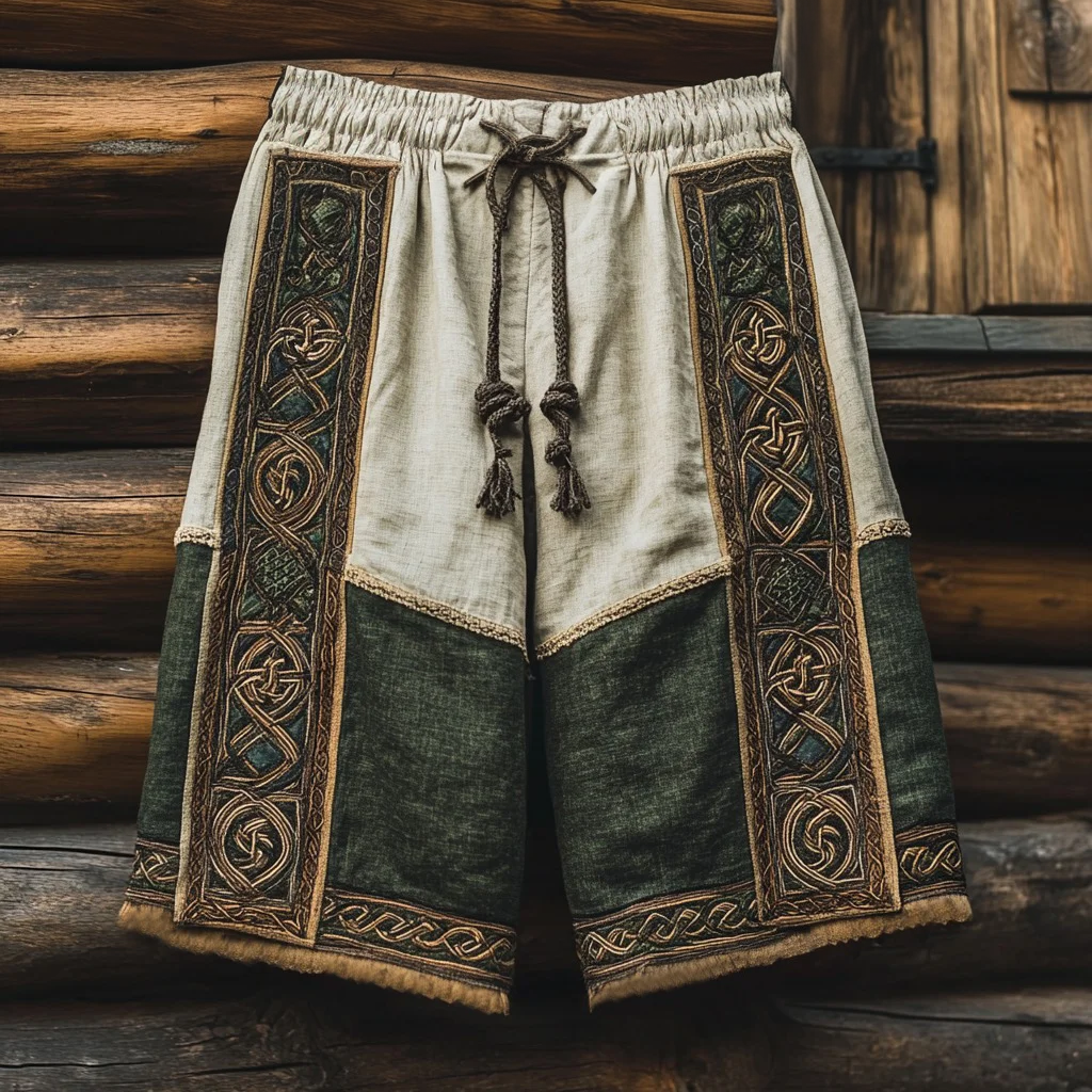 Men's Viking Life Tree Rune Mythical Art Graphics Sports Shorts / Rvogue / Rvogue