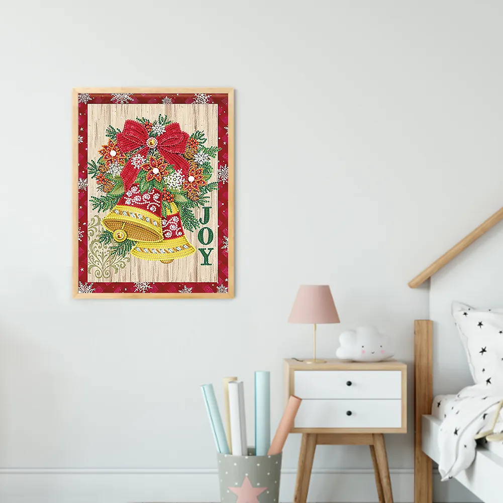 Diamond Painting - Partial Special Shaped Drill - Christmas Atmosphere(30*40cm)