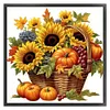 (Multi-Style) Harvest Basket-11CT Stamped Cross Stitch 40*40cm/15.75*15.75in