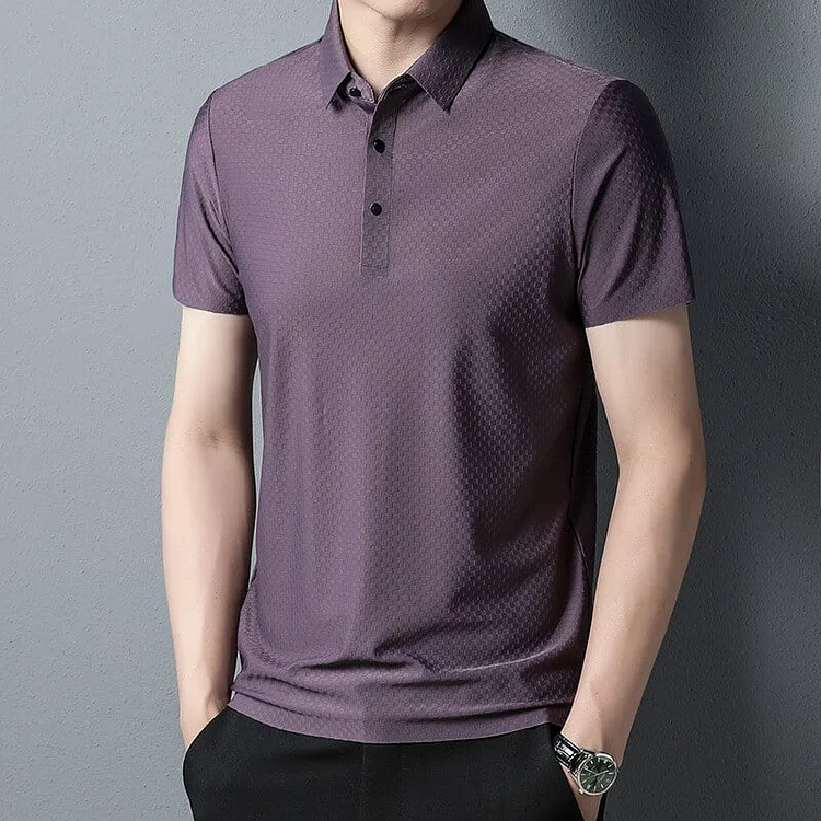 Men's Solid Colour Fashion Polo Shirt