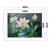 Lotus-11CT Stamped Cross Stitch Kit(40x50cm)