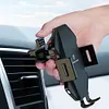 Wireless Car Charger Cell Phone Stand 15W Fast Charging for iPhone 15 Galaxy S23
