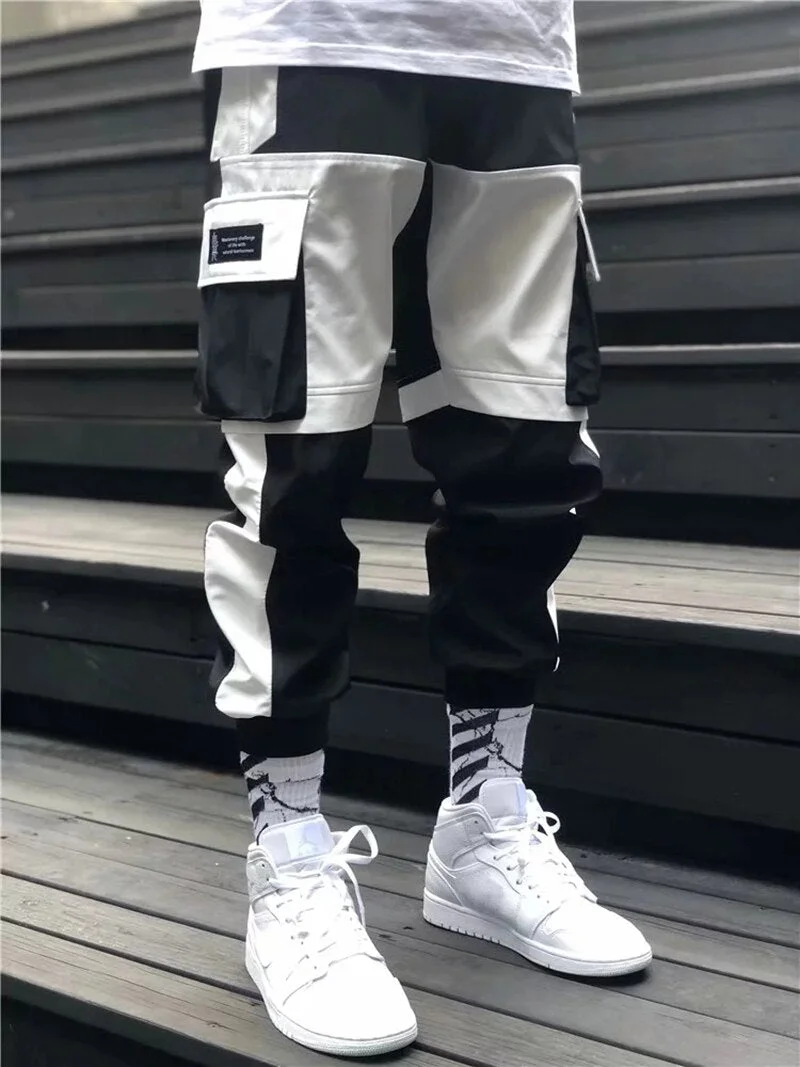 NEEDBO Multi Pocket Cargo Pants Men Trousers Track Pants Joggers Streetwear Hip Hop Casual Male Harajuku Men Pant Summer Fashion