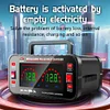 12V/24V Car Battery Charger 10A/5A Smart Motorcycle Battery Charger Large Screen