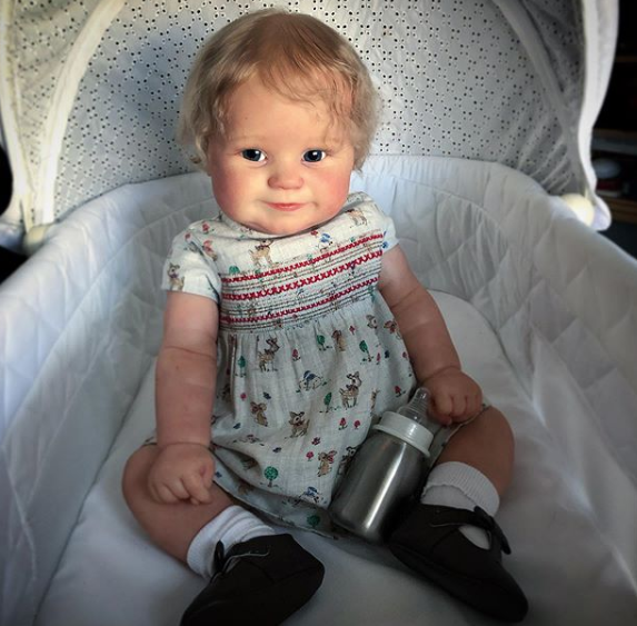  22"  Monica Realistisch Reborn Baby Mädchen mit Stimm- und Herzmodul - RSDP-Rebornbabypuppen-Rebornbabypuppen.de®