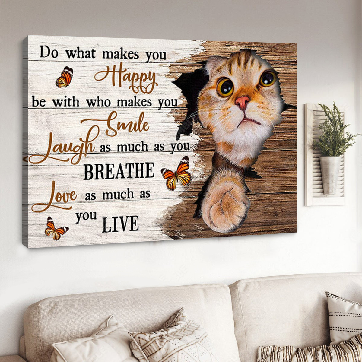Do What Makes You Happy Canvas Wall Art