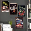 4PCS musique - Panneaux en &eacute;tain m&eacute;tallique(20*30cm/30*40cm) - Musique