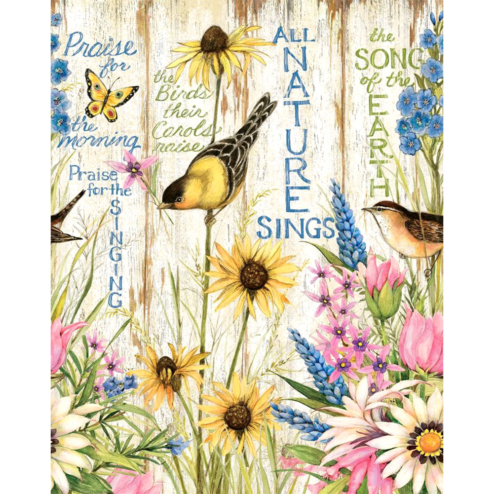 

Birds Board - Round Drill Diamond Painting - 30*40CM, 501 Original
