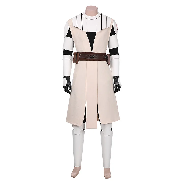 The Clone Wars Coat Uniform Outfit Obi Wan Kenobi Halloween Carnival Suit Cosplay Costume