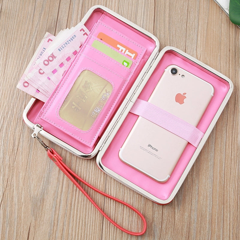 Fashion Long Multifunctional Embroidered Portable Wallet