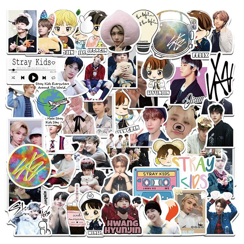 Stray Kids 50 Sheets Cute Stickers