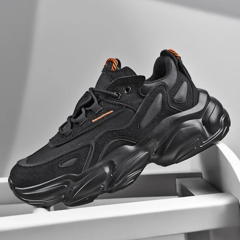 Unisex Spring Running Shoes Women Trend Chunky Sneakers Men Couples Platform Sport Shoes Mesh Walking Shoes  Zapatos De Hombre