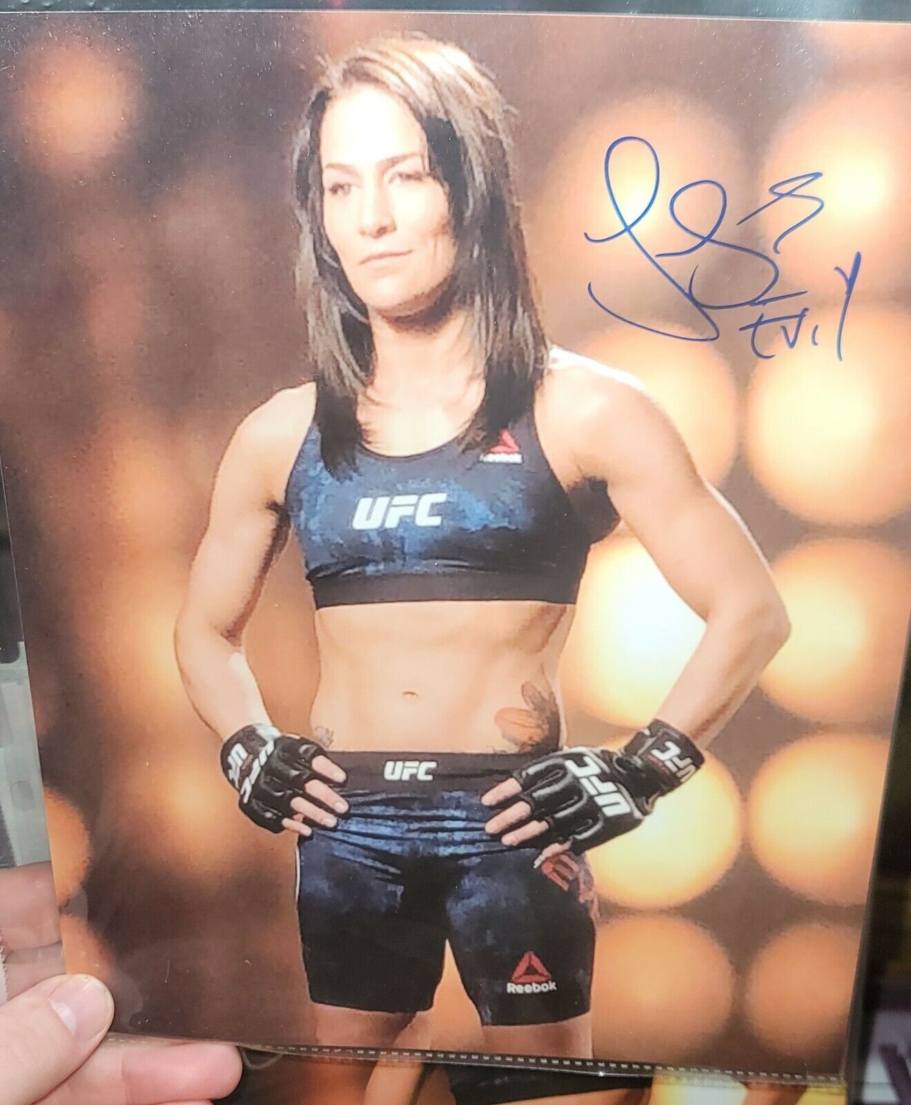 Jessica Evil Eye MMA UFC authentic hand signed autographed 8x10