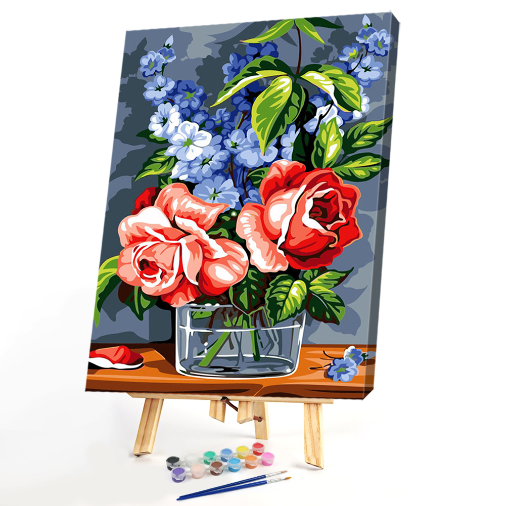 

40x50cm - Paint By Numbers Gorgeous Flower, 501 Original